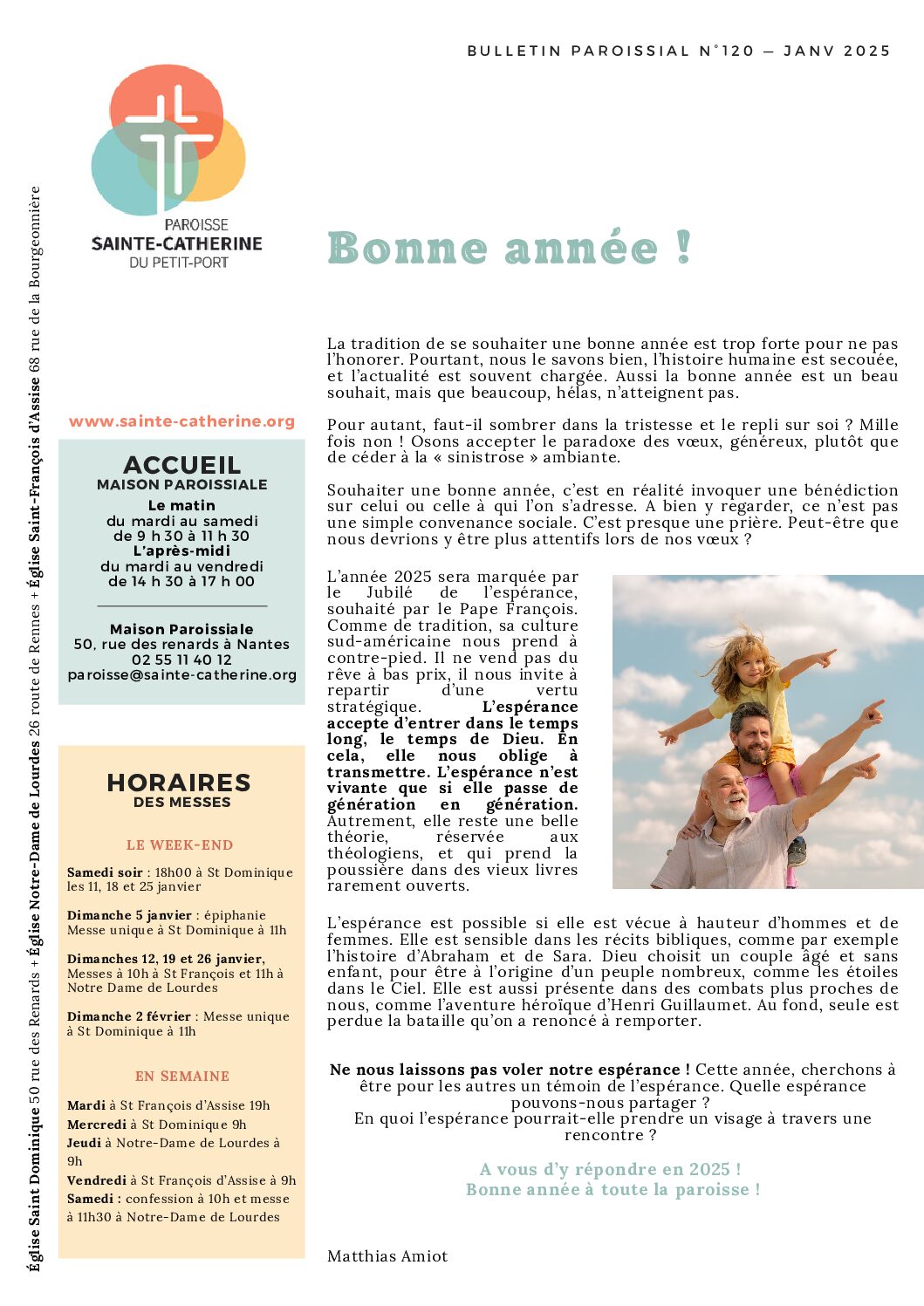 Bulletin de janvier 2025