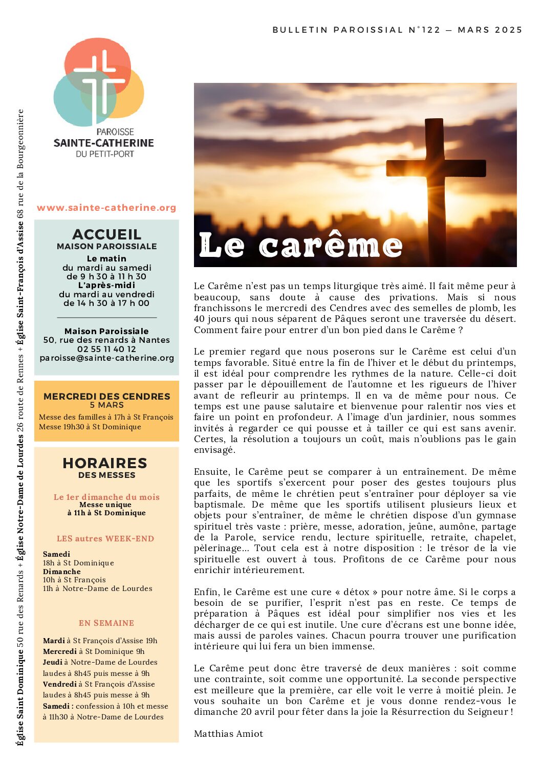 Bulletin de mars 2025